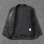 Sons of Anarchy Cosplay PU Leather Motorcycle Skull Vest