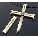 Cos-Me One Piece Dracula Mihawk Hawkeye Sword Necklace Pendant Cosplay