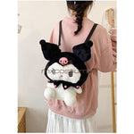 Cute Cartoon Plush Backpack Anime Kuromi Kawaii Bag