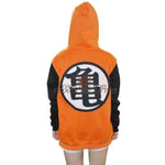 Dragon Ball Z Kame Symbol Orange Long Sleeves Hoodie Cosplay Costume Hoodies