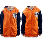 Dragon Ball Z Kame Symbol Orange Long Sleeves Hoodie Cosplay Costume Hoodies