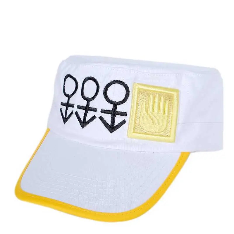 JoJo's Bizarre Adventure Kujo Jotaro Cosplay White Hat P1