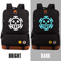 Anime Backpack One Piece Luminous Large Capacity School Bag Cosplay Bookbag (Pattern3)