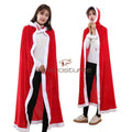 Adult Children Christmas Party Red Cloak