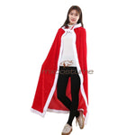 Adult Children Christmas Party Red Cloak