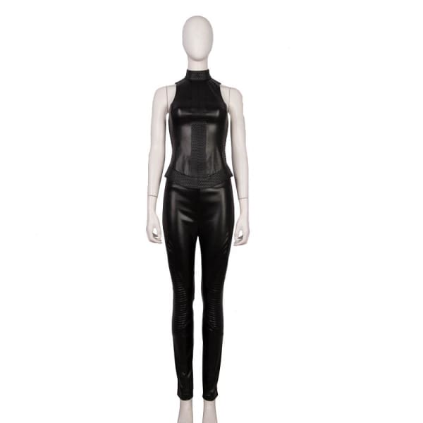 Alita Battle Angel Gunnm Pu Leather Cosplay Costume