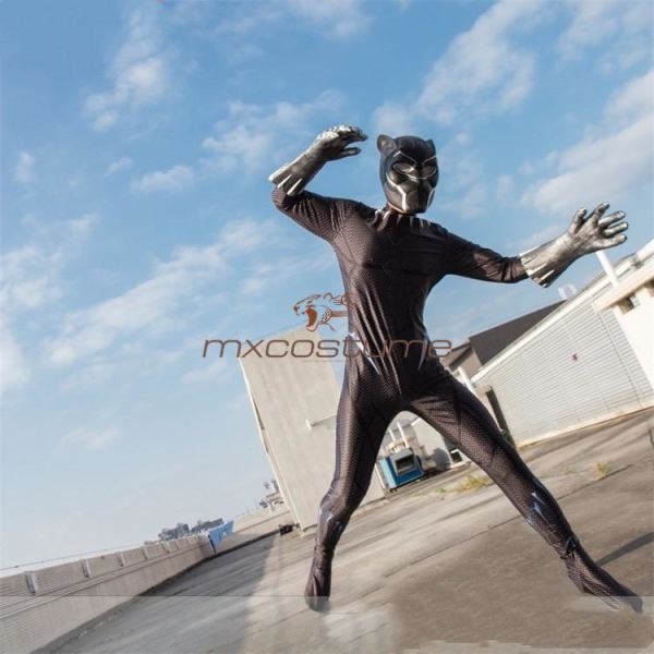 Avengers Infinity War Cosplay Black Costume With Helmet Costumes