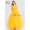 Beauty And The Beast 2017 Belle Princess Dress Costumes