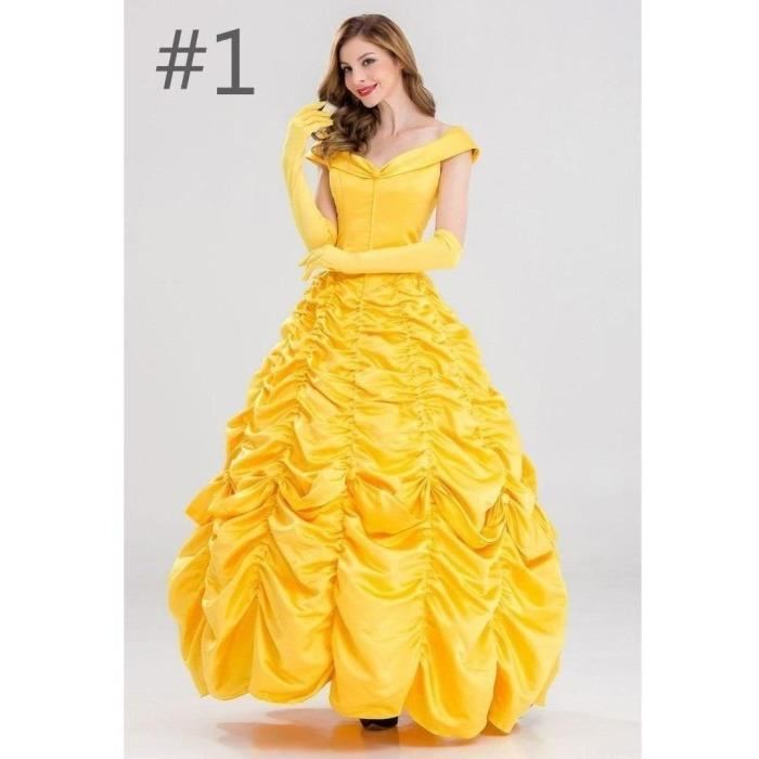 Beauty And The Beast 2017 Belle Princess Dress Costumes