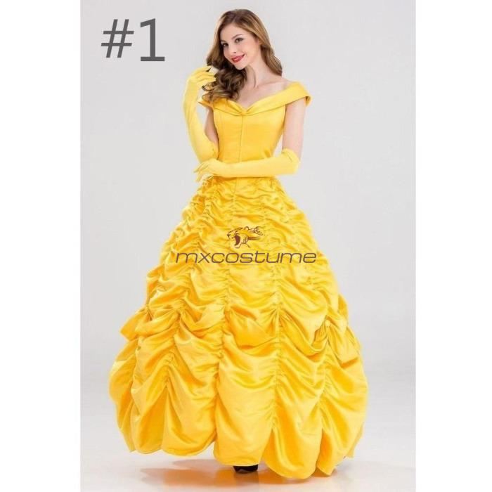 Beauty And The Beast 2017 Belle Princess Dress Costumes