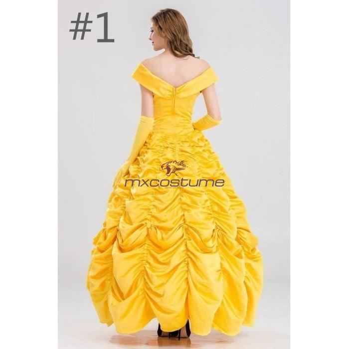 Beauty And The Beast 2017 Belle Princess Dress Costumes
