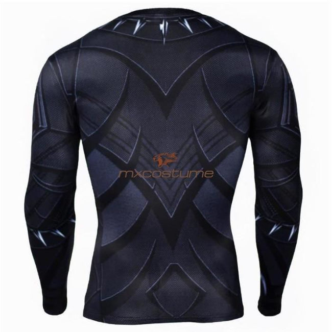 Black Panther 3D Printing Long/short Sleeves T-Shirt Cosplay Costume Shirts