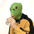 Cute Fnnuy Green Fish Head Mask Animal Cosplay Mermaid Masks