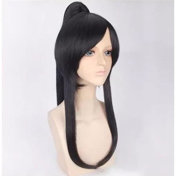 D Gray Man Yu Kanda Cosplay Black Wig Accessories