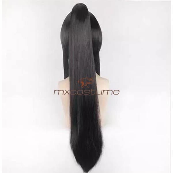 D Gray Man Yu Kanda Cosplay Black Wig Accessories