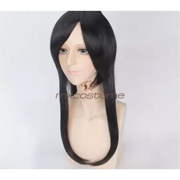D Gray Man Yu Kanda Cosplay Black Wig Accessories
