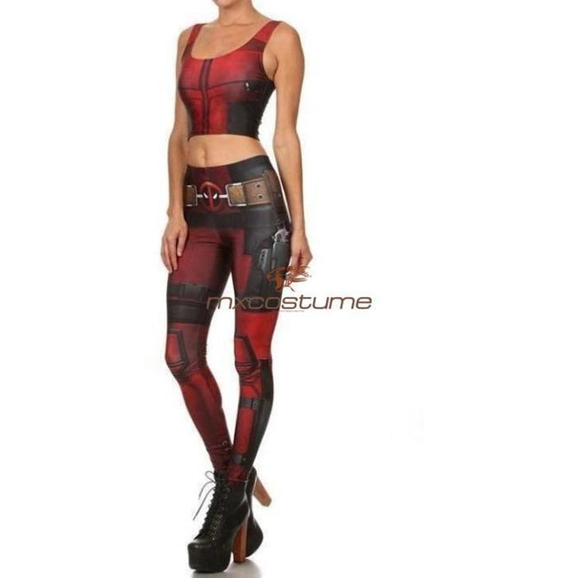 Deadpool Digital Printing Tights Cosplay Costume Costumes