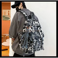 Designer Personalized Diy Graffiti Pattern Large Capacity Fashion Doodle Backpack Accessories