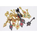 Fairy Tail Lucy Cosplay 18 Gold/black Keys Set Accessories