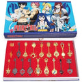 Fairy Tail Lucy Cosplay 18 Gold/black Keys Set Accessories