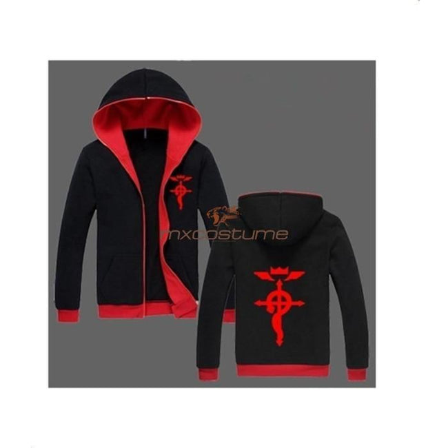 Fullmetal Alchemist Edward Elric Hoodie Cosplay Costume Hoodies