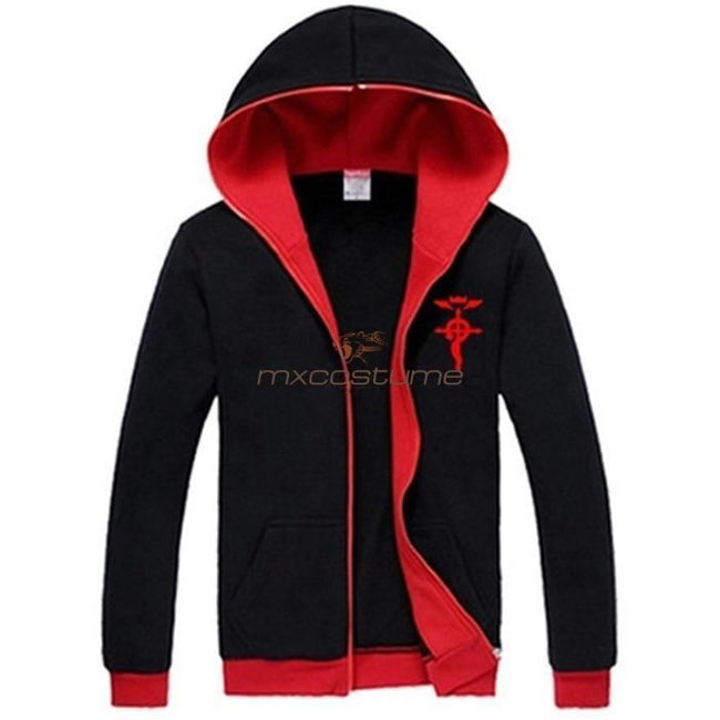 Fullmetal Alchemist Edward Elric Hoodie Cosplay Costume Hoodies
