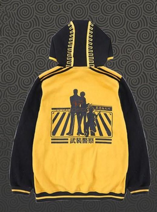 Gintama Okita Sougo Cosplay Armed Police Hoodie Hoodies