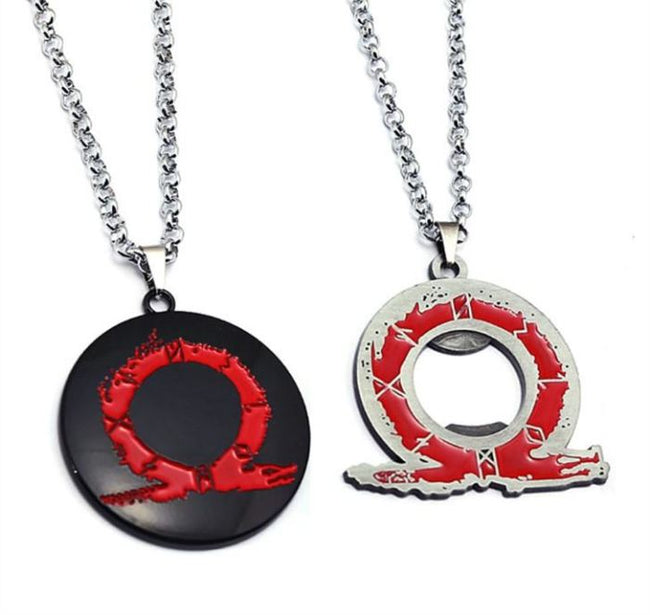 God Of War Kratos Cosplay Necklace With Bottle Opener Shape Accessories