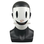 High-Rise Invasion Tenku Shinpan White Smile Latex Mask Halloween Cosplay