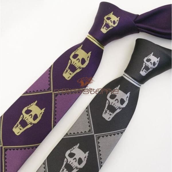 Jojos Bizarre Adventure Kira Yoshikage Cosplay Tie Accessories