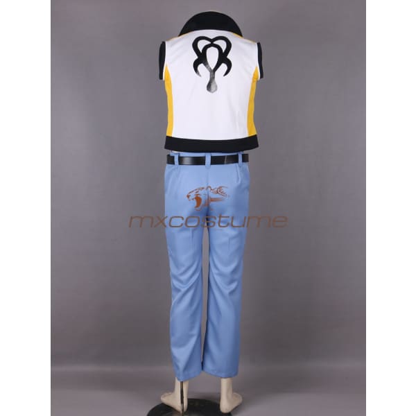 Kingdom Hearts 3D Dream Drop Distance Riku Uniform Cosplay Costume
