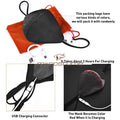 Led Rave Mask 7 Colors Luminous Light Up Face Masks