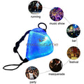 Led Rave Mask 7 Colors Luminous Light Up Face Masks