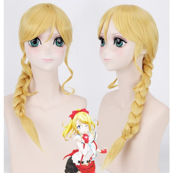 Love Live Eli Ayase Cosplay Yellow Wig