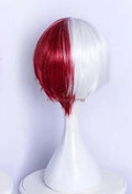 My Hero Academia Todoroki Shoto Cosplay Red&white Wig Accessories