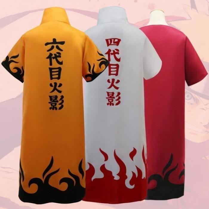 Naruto 4Th 6Th Generation Uzumaki Cosplay Cloak Costumes