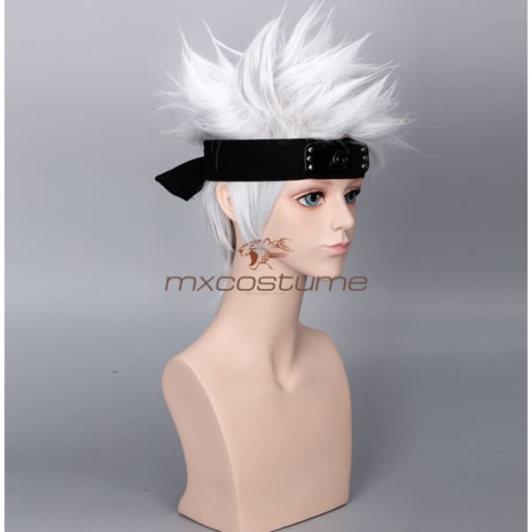 Naruto Hatake Kakashi Cosplay Silver Wig