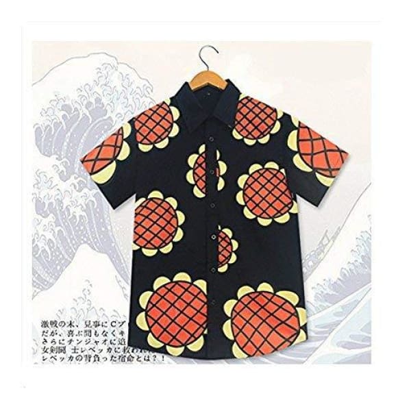 One Piece Monkey D Luffy Cosplay New World Sunflowers T-Shirt Costume