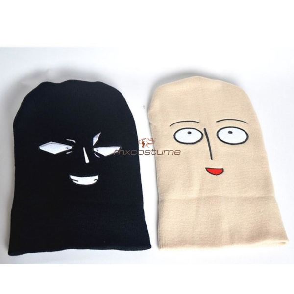 One Punch Man Cosplay Acrylic Fibers Hat With Smiley Face For Couples Accessories