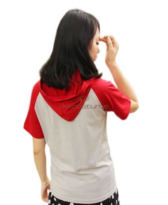 One Punch Man Saitama Cosplay Hoodie With Short Sleeves Hoodies