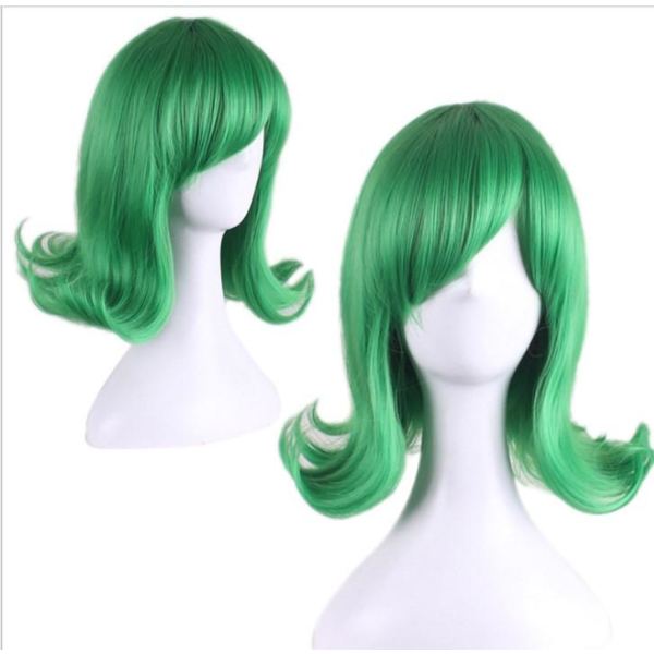 One Punch Man Tatsumaki Cosplay Green Wig Accessories