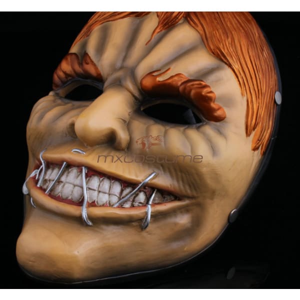 Payday 2 Cosplay Gold Resin Mask Masks