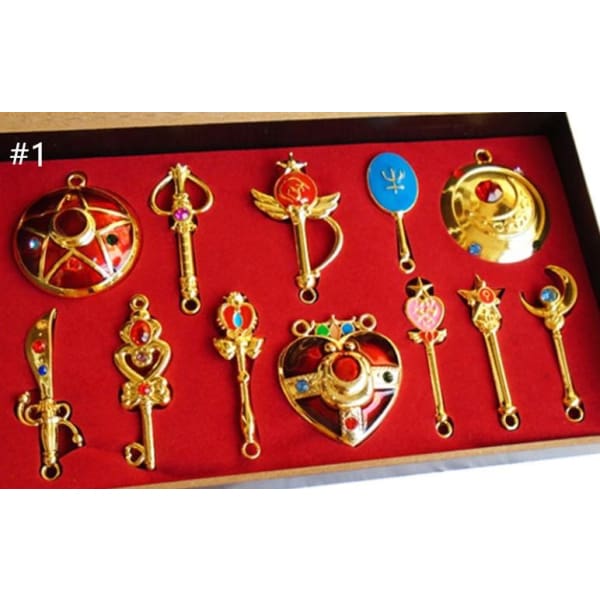 Pretty Soldier Sailor Moon Cosplay Necklace With Key Shape Accessories