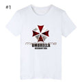 Resident Evil Umbrella Corporation Cosplay T-Shirt With Short Sleeeves Shirts