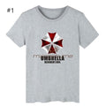 Resident Evil Umbrella Corporation Cosplay T-Shirt With Short Sleeeves Shirts
