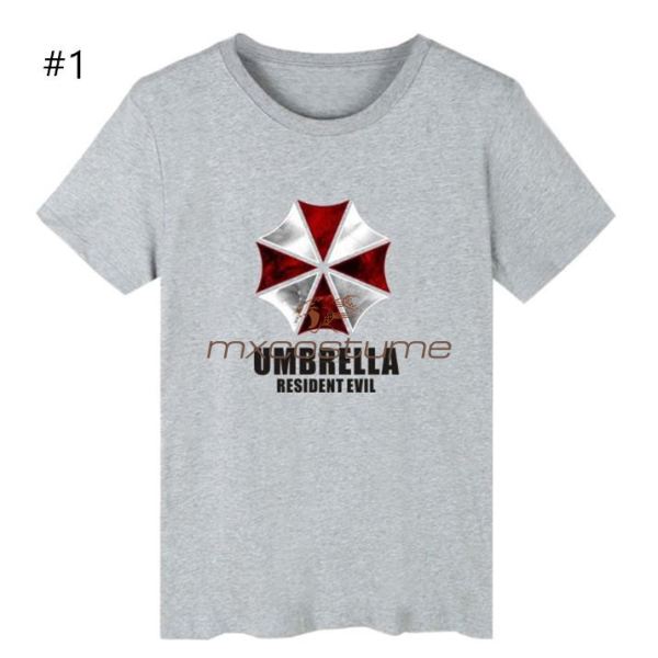 Resident Evil Umbrella Corporation Cosplay T-Shirt With Short Sleeeves Shirts