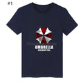 Resident Evil Umbrella Corporation Cosplay T-Shirt With Short Sleeeves Shirts