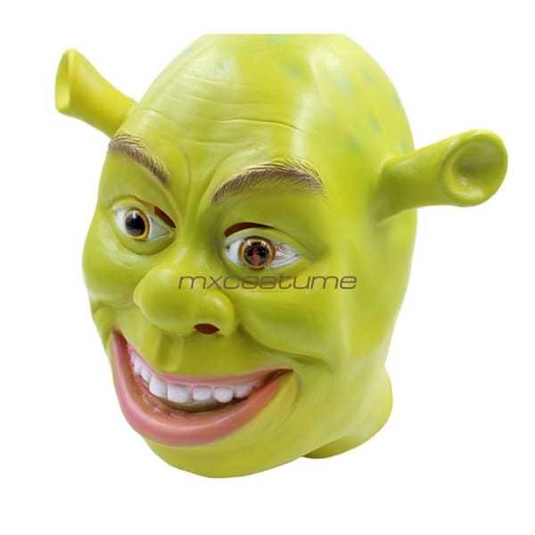 Shrek Cosplay Green Latex Mask Masks