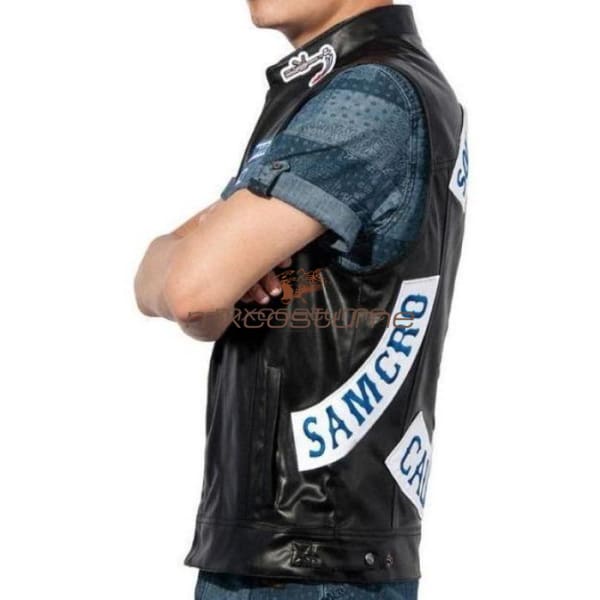 Sons Of Anarchy Cosplay Pu Leather Vest Costumes