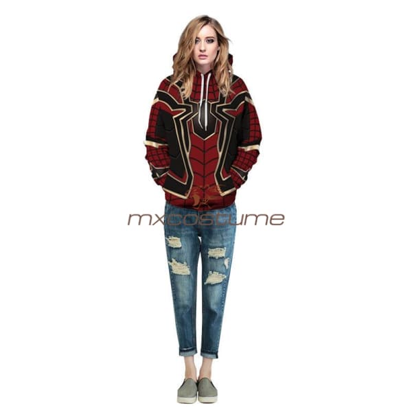 Spider-Man Cosplay Digital Printing Hoodie